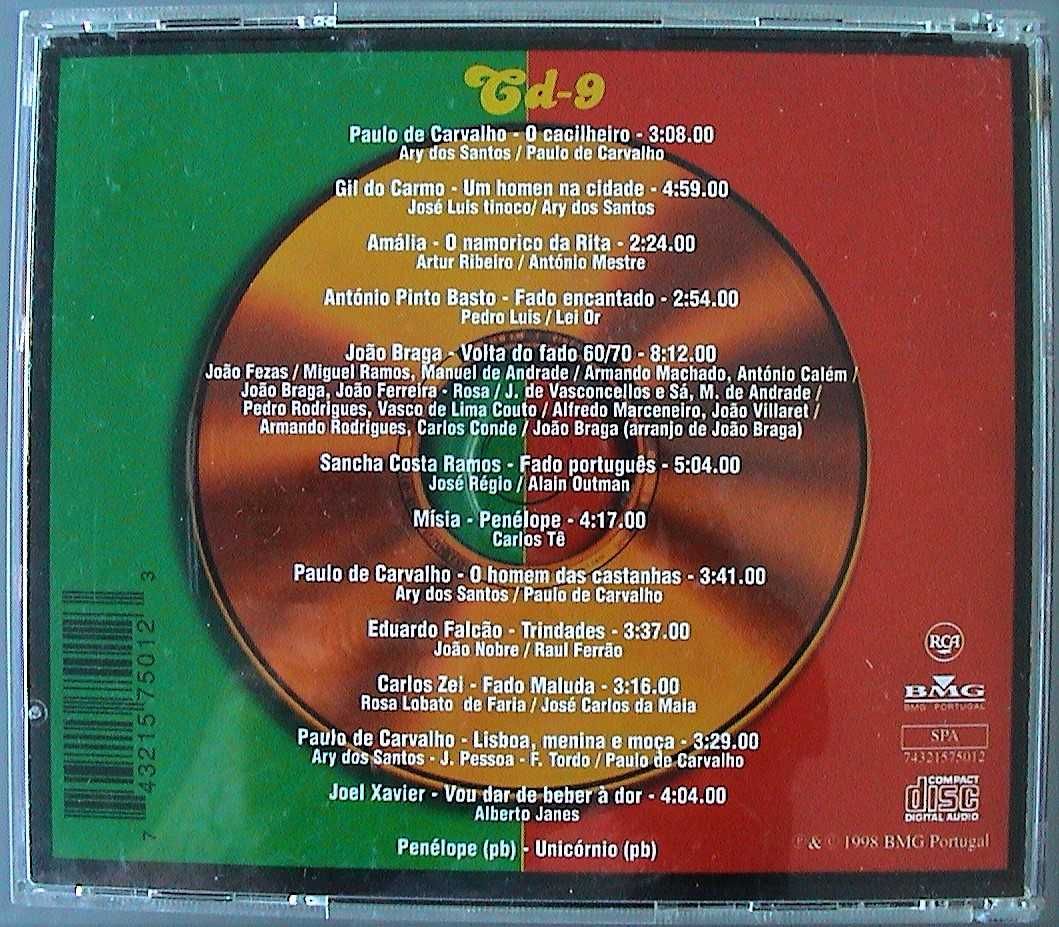 cds Música ligeira-Fado-Tunas-Preço total dos 7 cds. Portes incluídos.