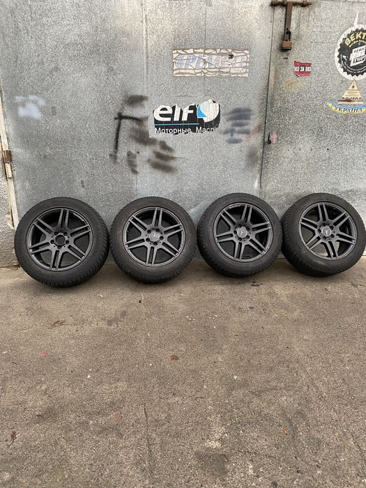 різноширокі диски мерседес AMG р 17 5/112