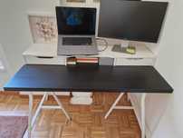 Secretária IKEA LAGKAPTEN + pernas