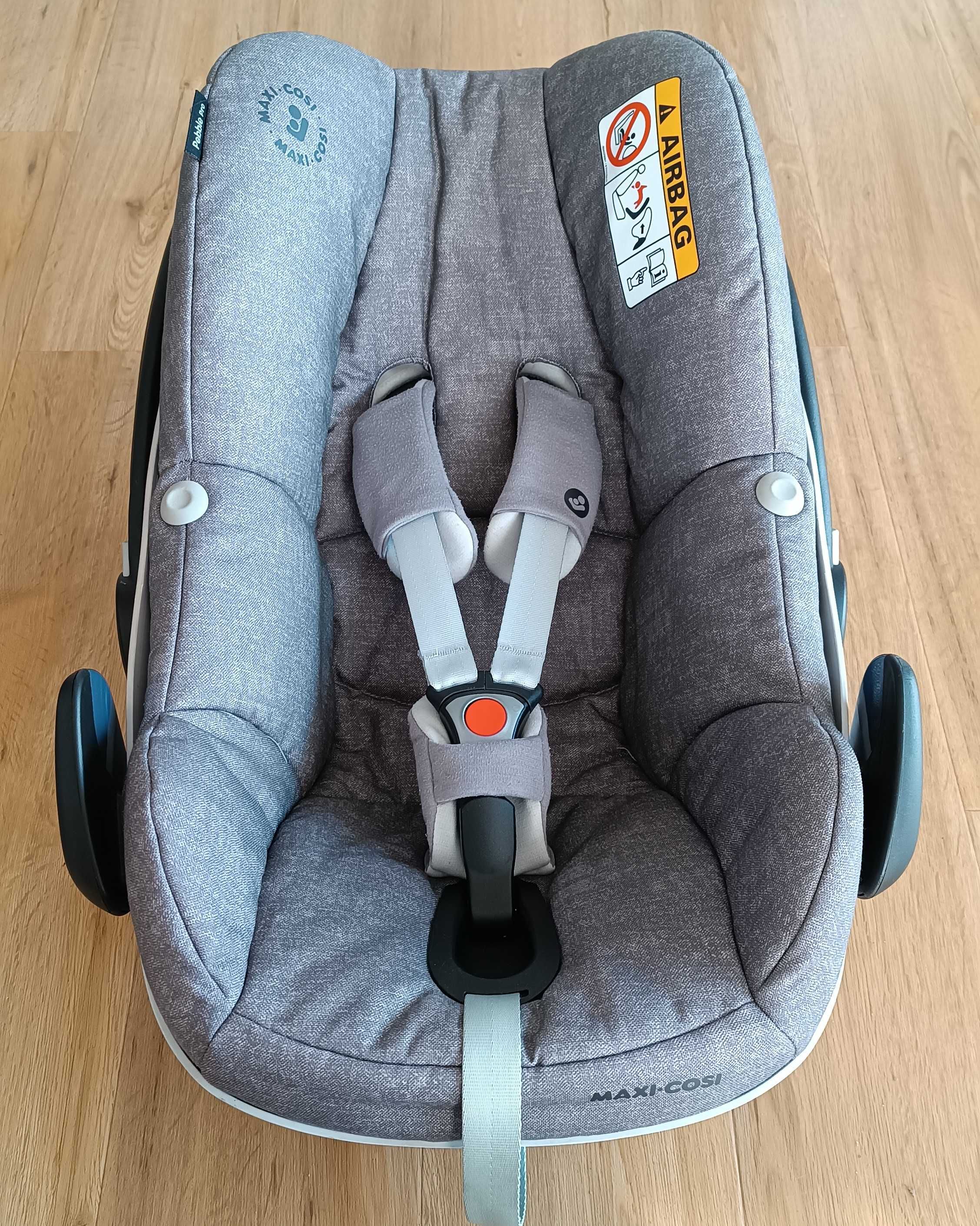 Fofelik nosidełko Maxi-Cosi Pebble Pro I-Size z Bazą ISOFIX Szare