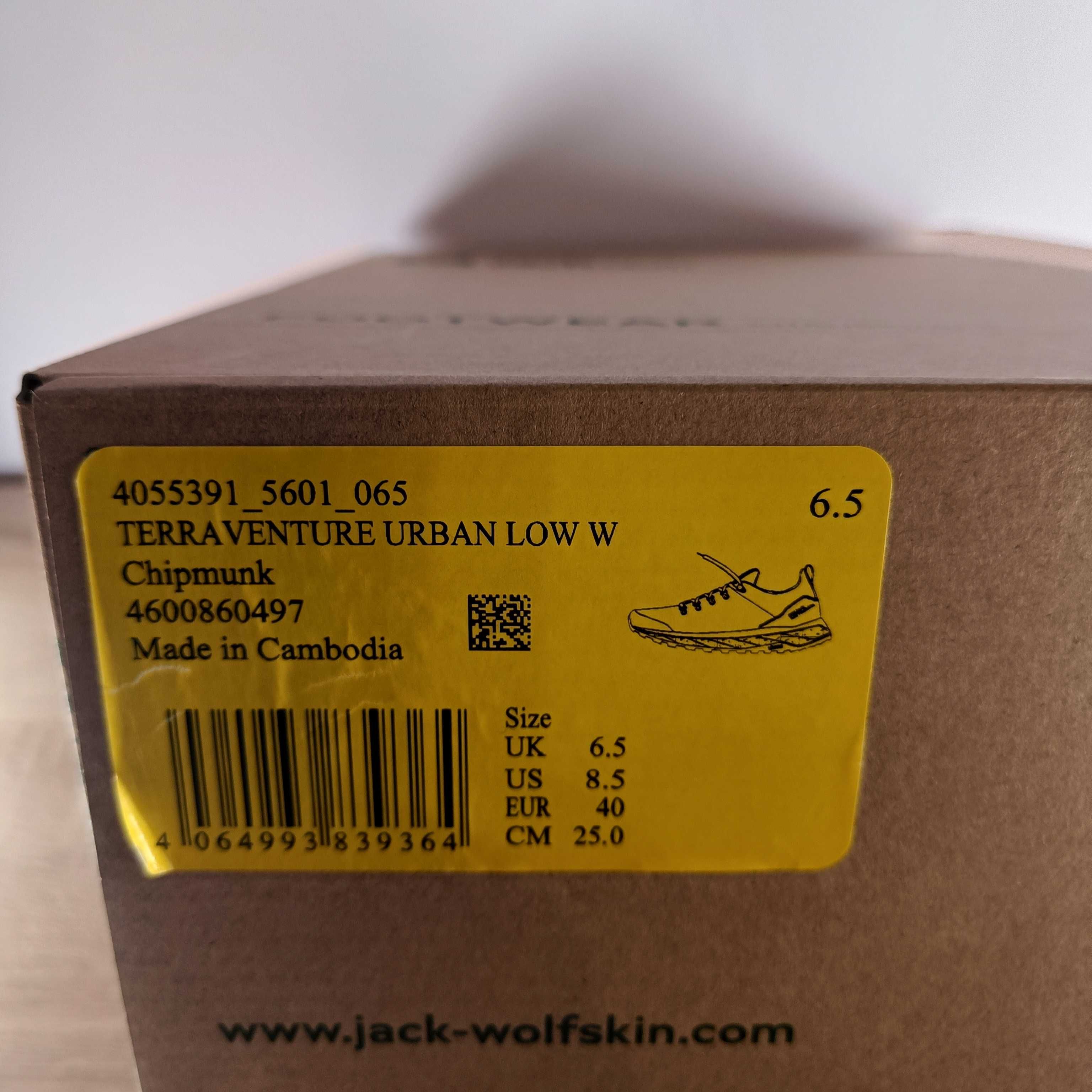 Buty Damskie Jack Wolfskin Terraventure Urban Low W r.40