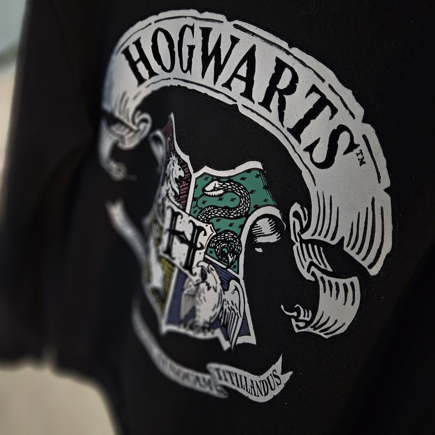 Bluza z kapturem Harry Potter RESERVED 152  czarna chłopięca