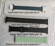 нові Ремінці 44 45 46 Apple плетений Braided Solo Loop, нейлоновий XL