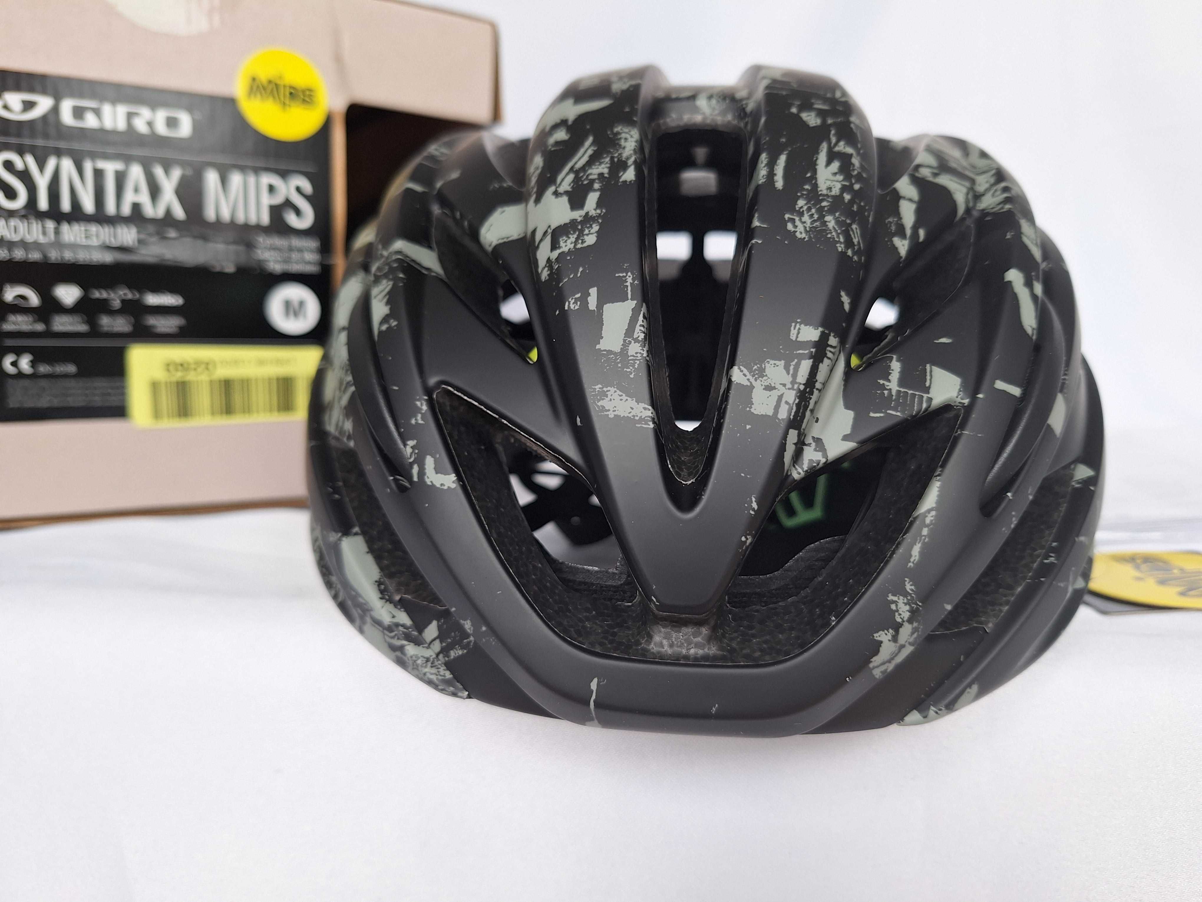 Kask rowerowy Giro Syntax Mips Mat Black Underground M 55-59cm