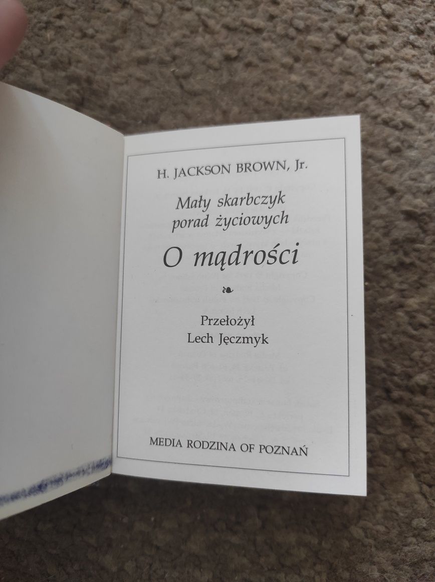 O mądrości. Mały skarbczyk porad życiowych.