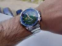 Butelkowa zieleń zegarek orient trop cesarski ni seiko tissot certina