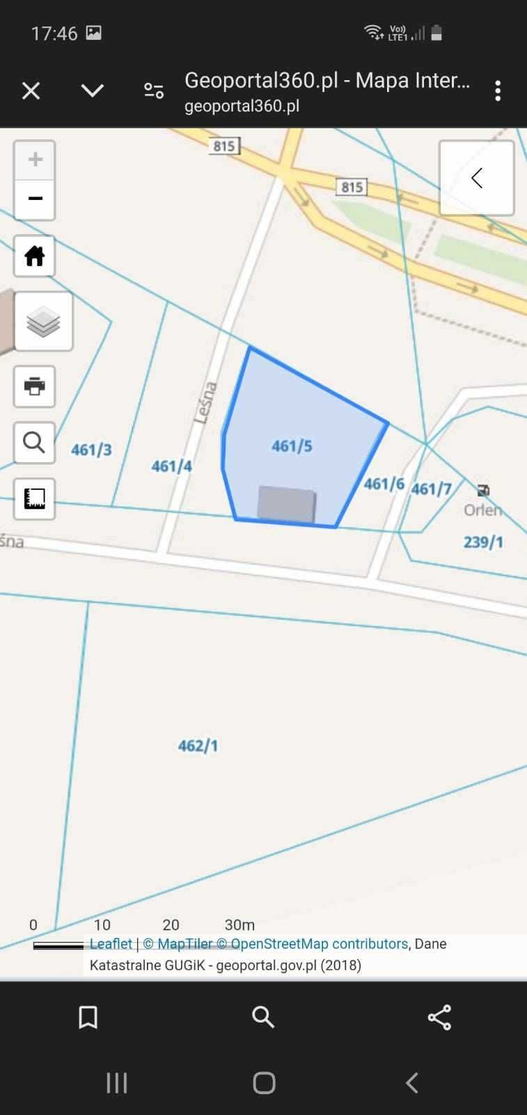 Działka inwestycyjna z budynkiem i pozw. na budowę myjni Lubartów
