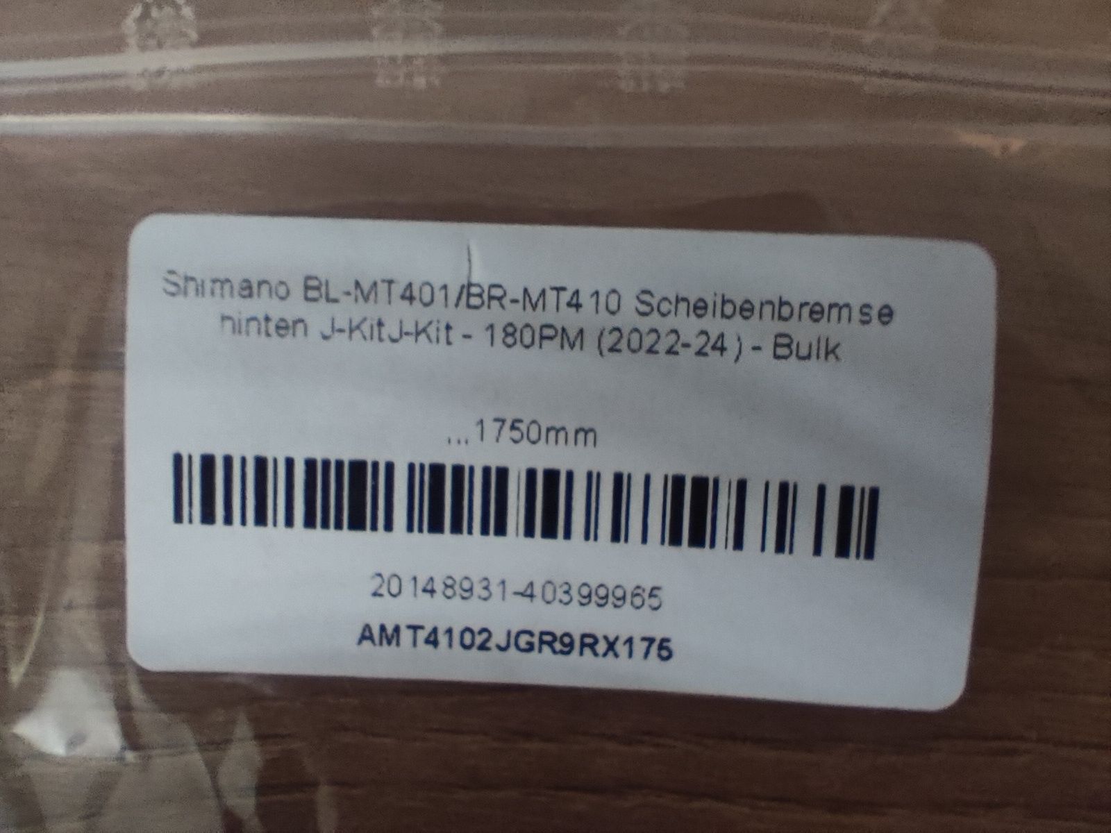 Shimano BL-MT401/BR-MT410 J-Kit 1750mm + adapter hamulec hydrauliczny