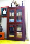 Regał na książki, witryna, biblioteczka z AlmiDecor - palisander