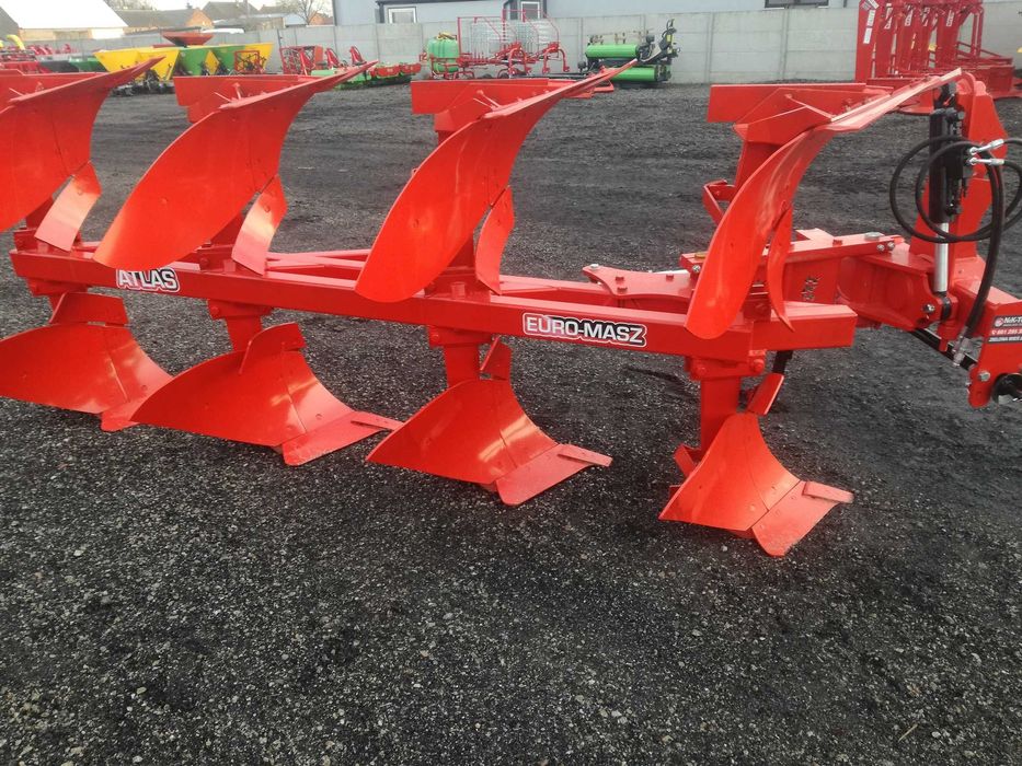 Pług obrotowy zagonowy lekki typ ATLAS EURO-MASZ zabezpieczenie kołek