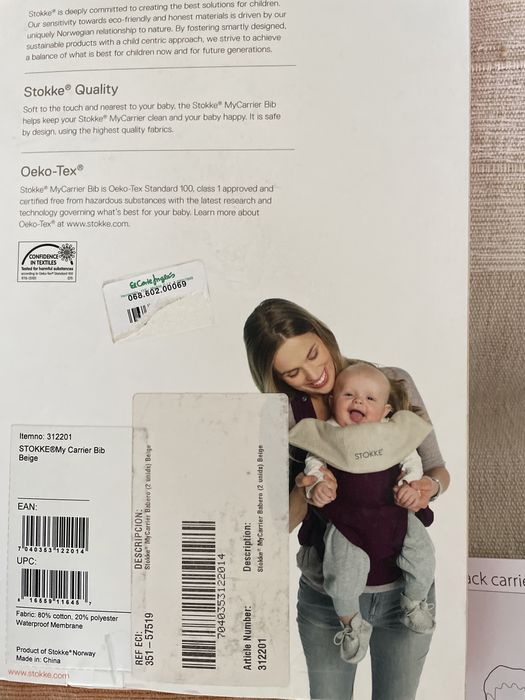 Stokke marsupio novo mas apenas duas pecas