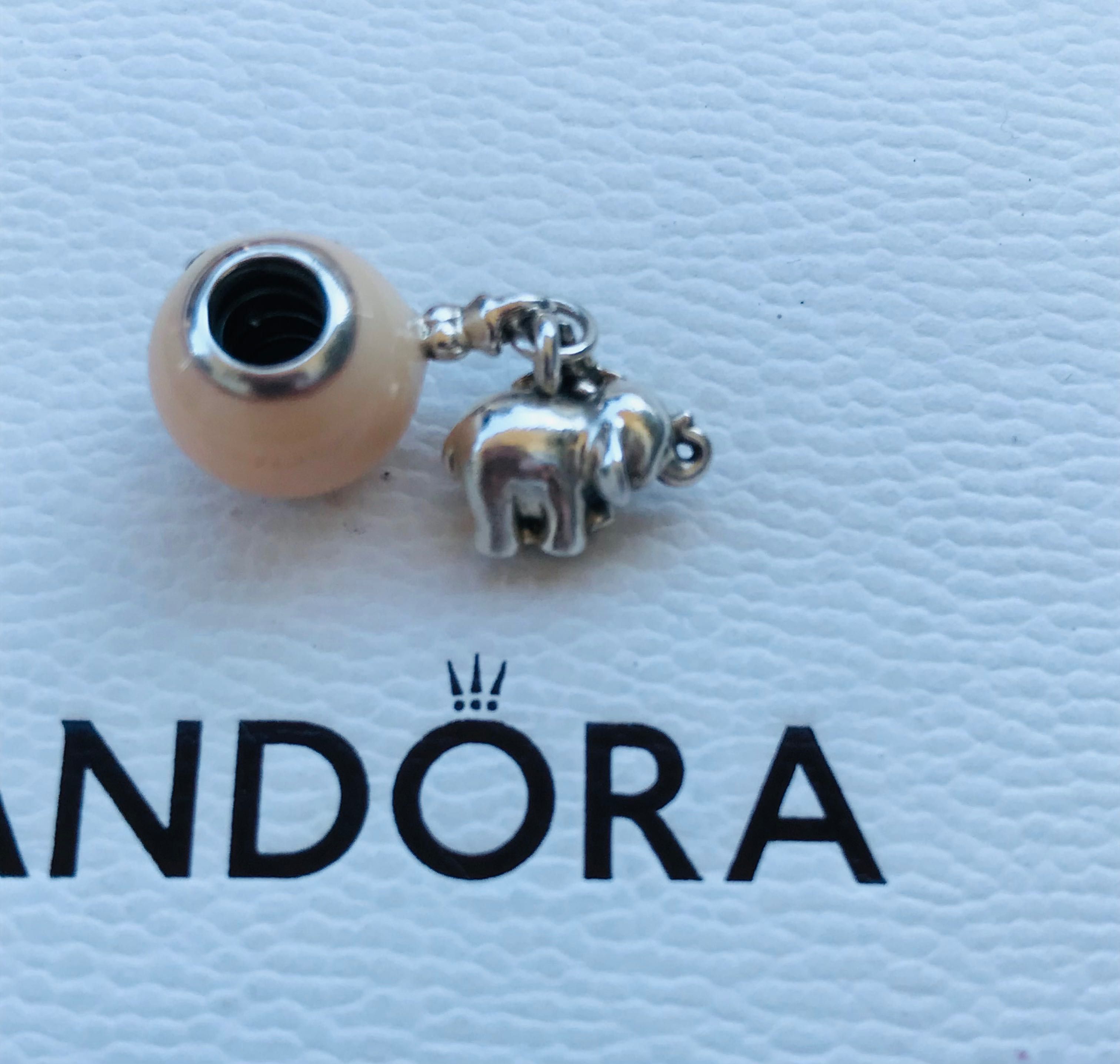 Pandora Charms Pandora - Słoń z różowym balonem