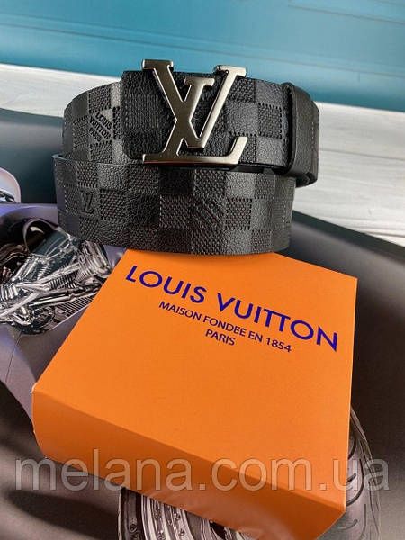 Кожаный ремень мужской Louis Vuitton Луи Витон ЛВ