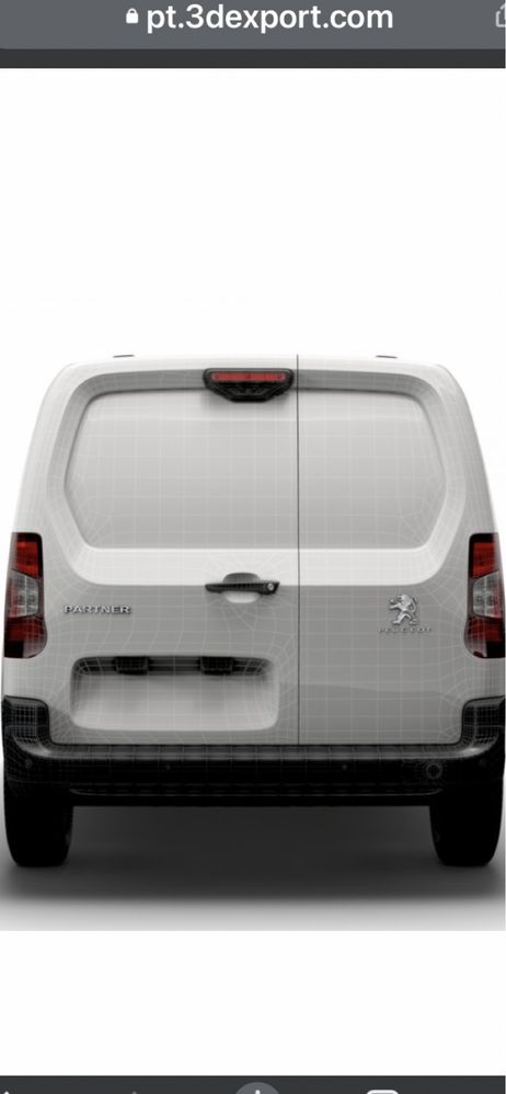 Porta Trás Peugeot Partner Citroen Berlingo 2020