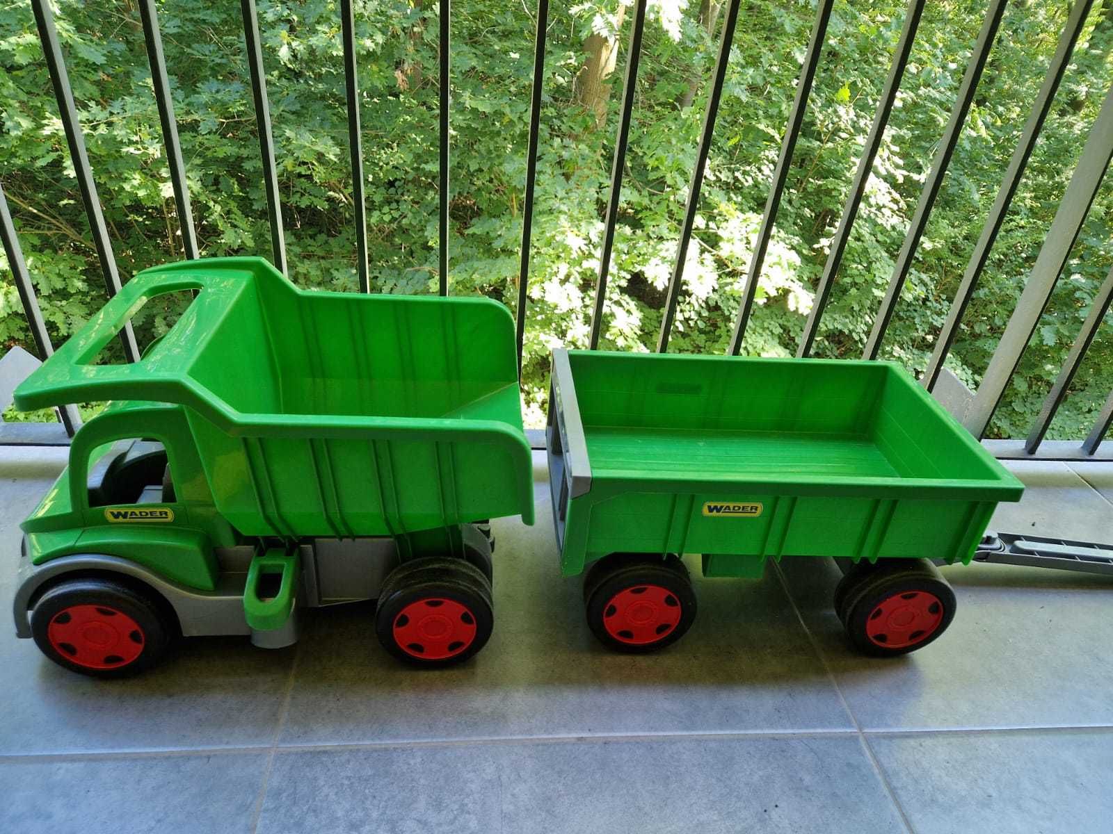 Wader - wywrotka gigant z przyczepką + kilka innych zabawek do piasku