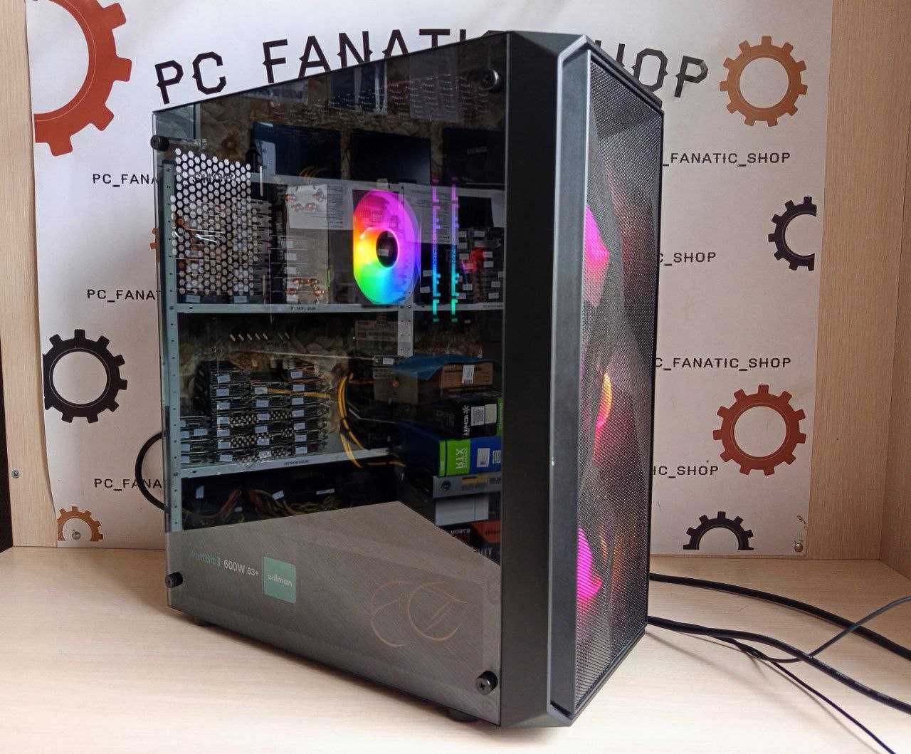 Ігровий ПК з відеокартою Asrock rx 5600 xt challenger та Ryzen 5 3600