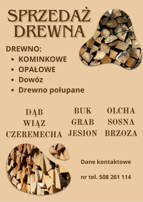 Witam drewno kominkowe opałowe