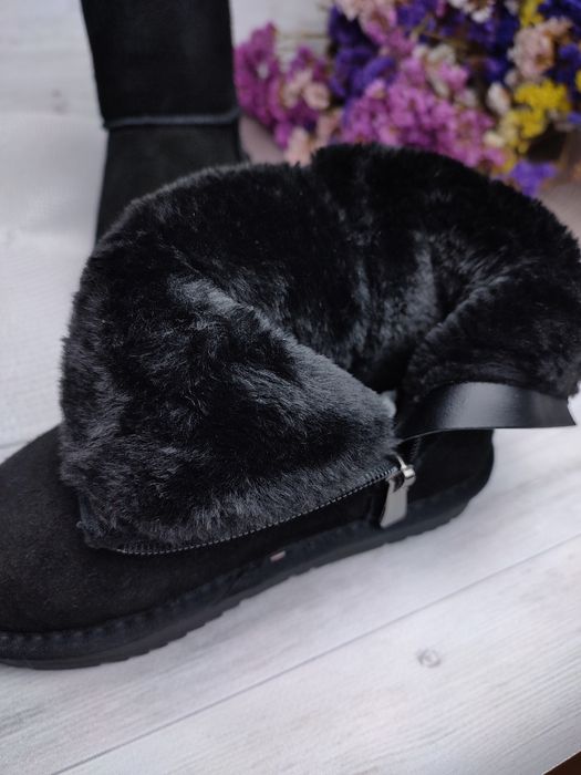 Дитячі угги замшеві р.28-31 зимові черевики