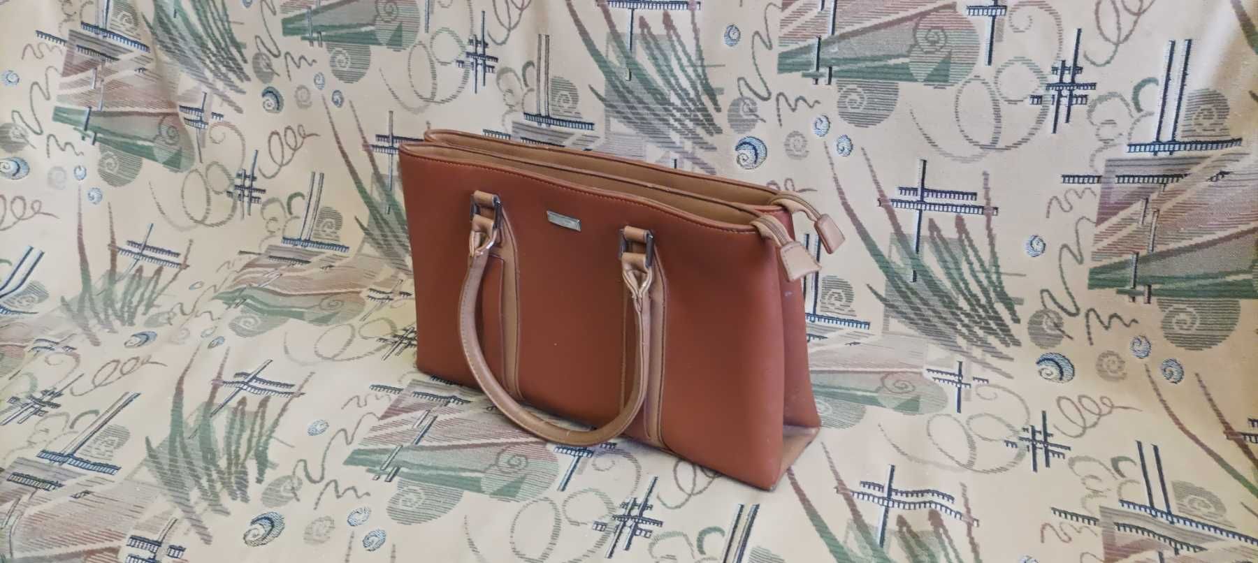 Кожаная сумка портфель