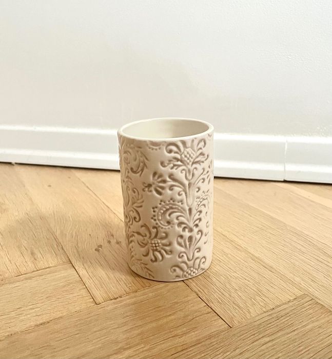 Zara Home Pojemnik Łazienkowy beż kremowy