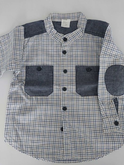 Koszule 2szt. z długim rękawem dla chłopca r.86