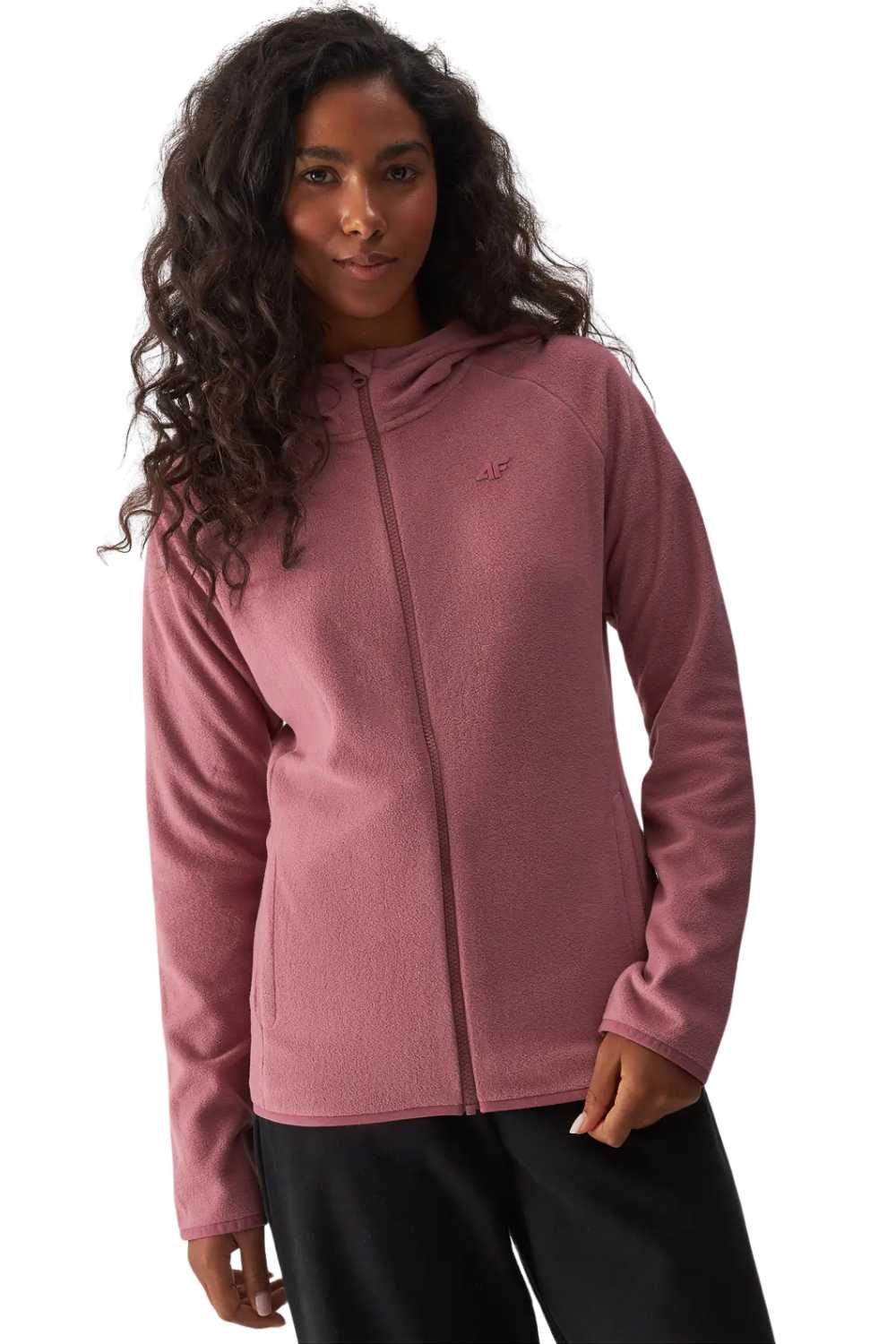 Polar damski z kapturem 4F bluza sportowa: różne rozmiary