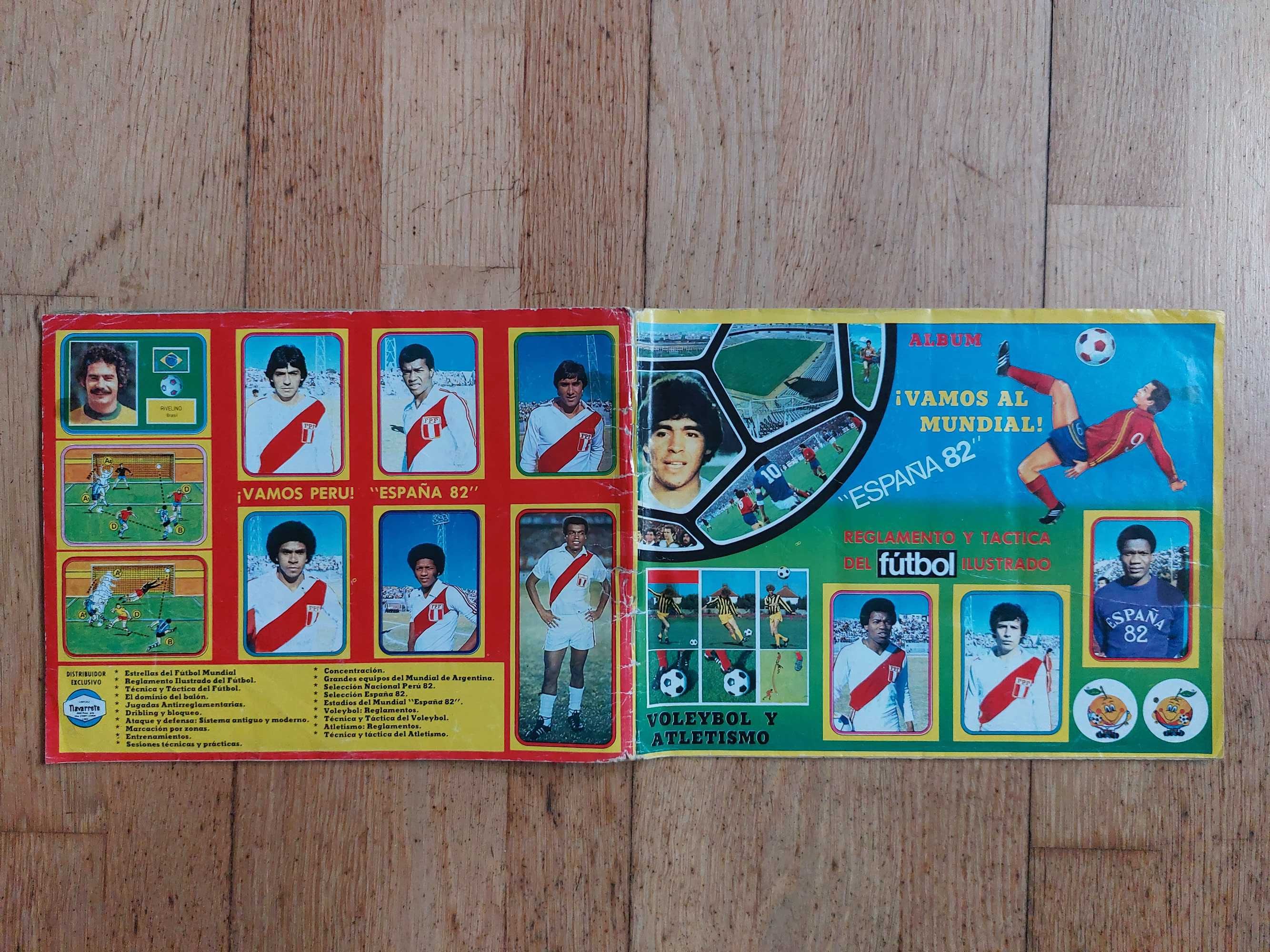 Caderneta de cromos "Vamos al Mundial - Espanha 82" - Completa