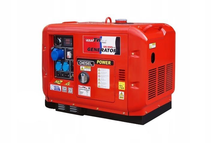 GENERATOR Agregat Prądotwórczy DIESEL 9.0 KVA 1-Faza- PROMOCJA TaxFREE