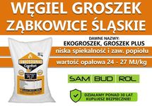 Węgiel GROSZEK (dawniej ekogroszek) ZĄBKOWICE ŚLĄSKIE, transport !