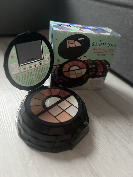 Zestaw prezentowy sephora igloo palace paleta do nakijazu 109 kolorow