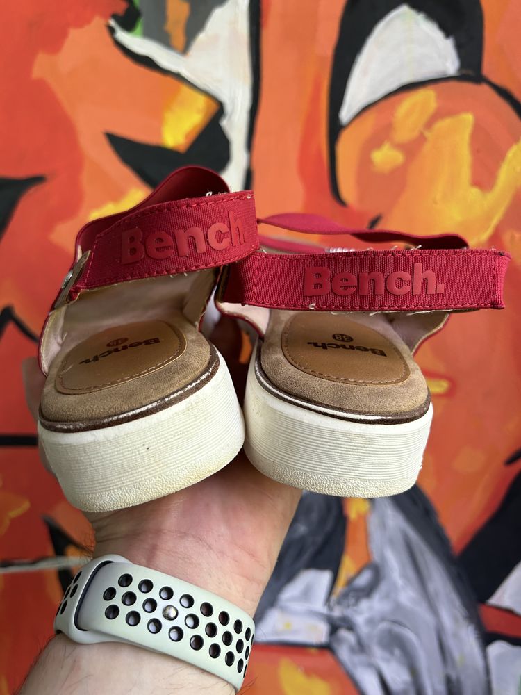 Bench босоножки 38 размер красные женские сандали