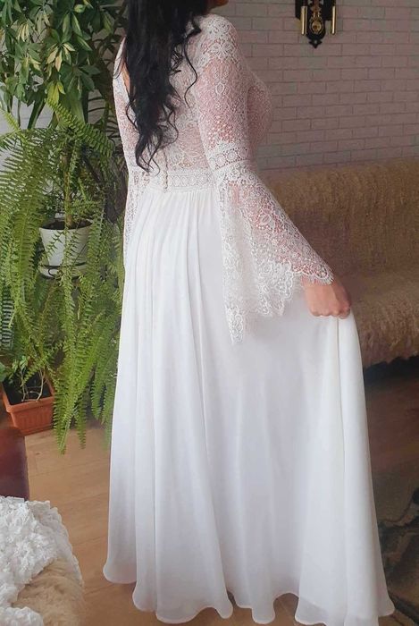 Suknia ślubna boho m/l