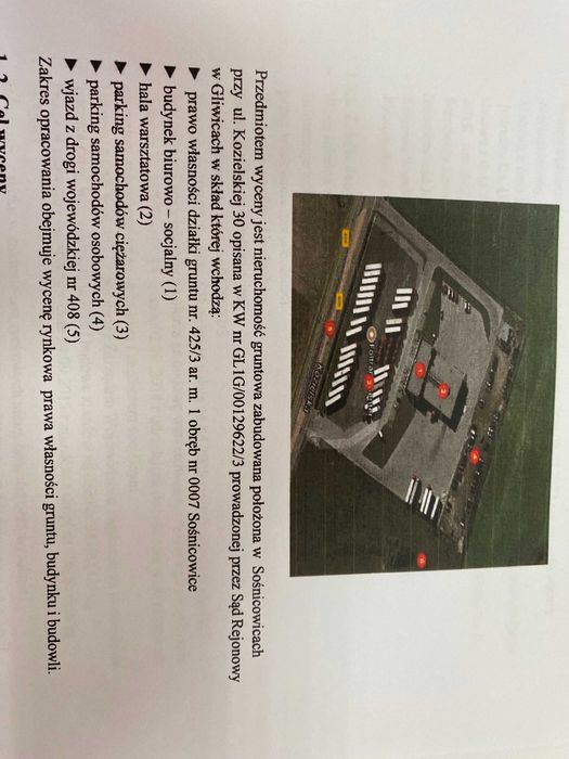 Sprzedam Bazę Transportową w Sośnicowicach