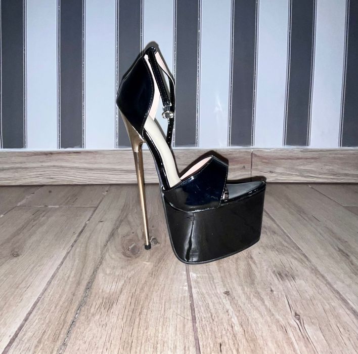 234/ OD RĘKI 36 Trans Crossdress szpilki sandały diabelski obcas 36-45