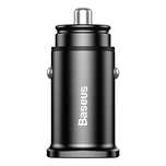 Baseus Square inteligentna ładowarka samochodowa 2x USB QC3.0 Quick Ch