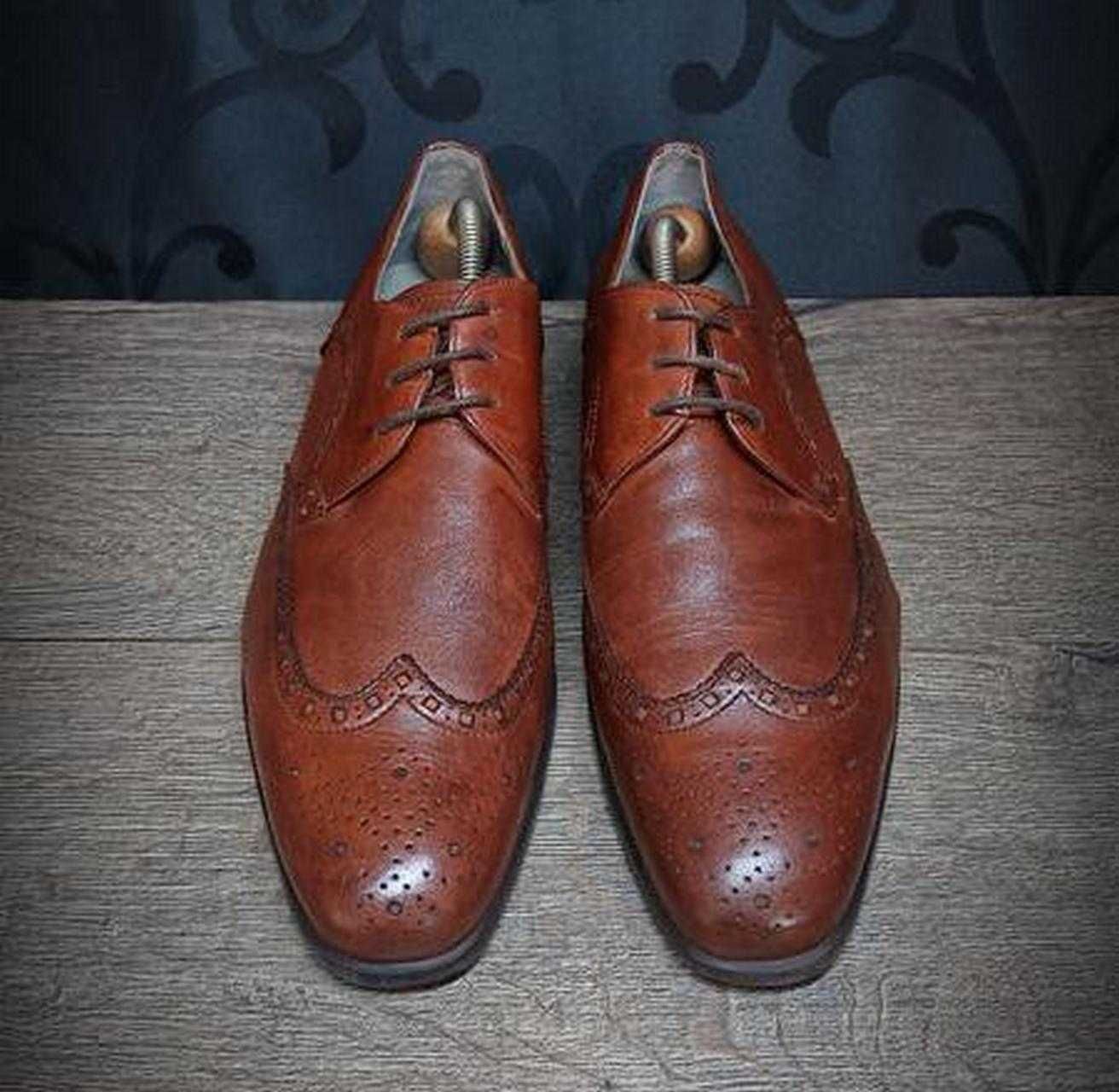 мужские туфли классические Сlarks 42р натуральная кожа