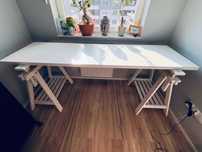 Zestaw IKEA biurko_biały