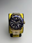 Invicta 0073, золотистий чоловічий годинник інвітка, хронограф