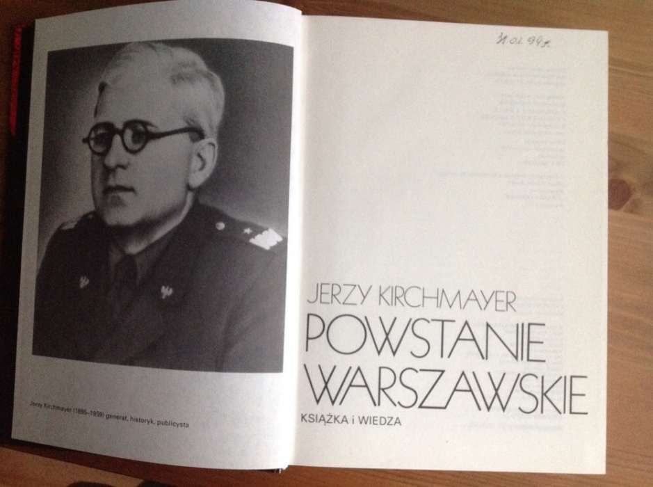 Powstanie Warszawskie. Jerzy Kirchmayer