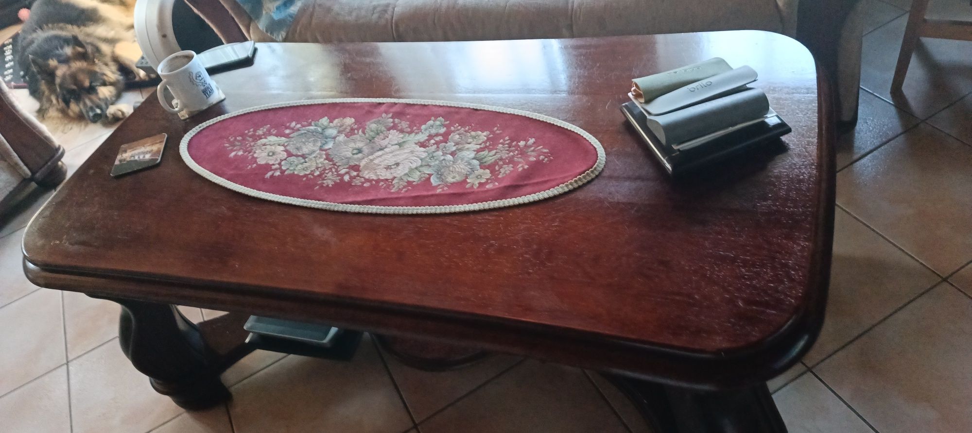Ława Kler dębowa stolik stół Kler