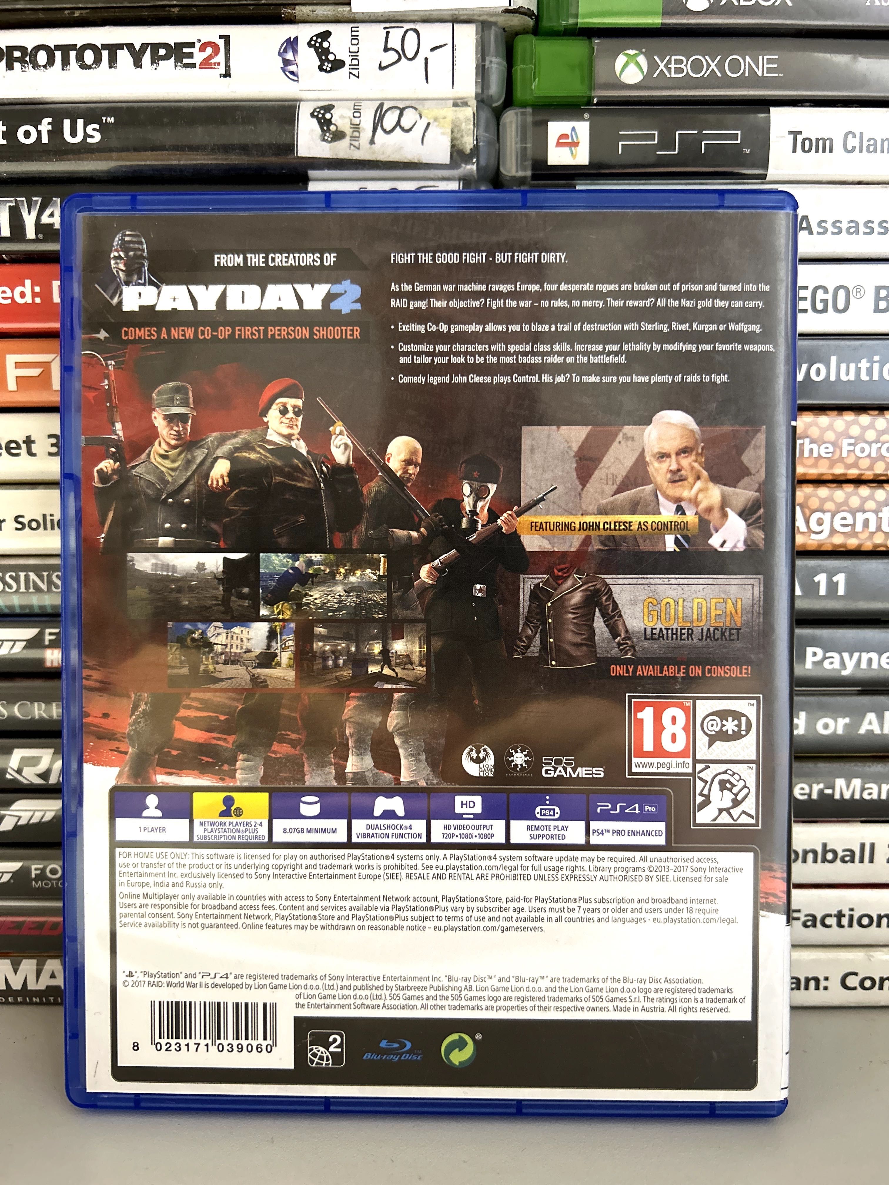 Raid World War II | PS4 / PS5 | Sklep | Kraków | Wysyłka | Wymiana
