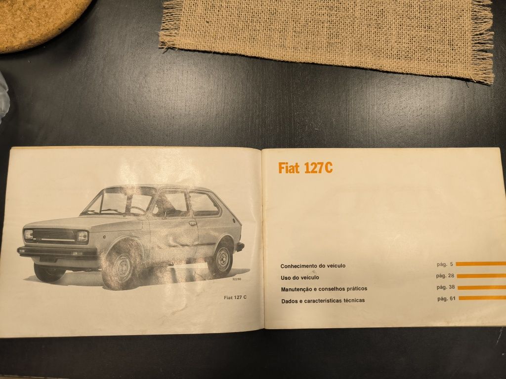 Livro de instruções Fiat 127