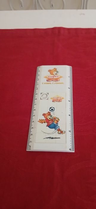 Régua com jogo da paciência, antiga