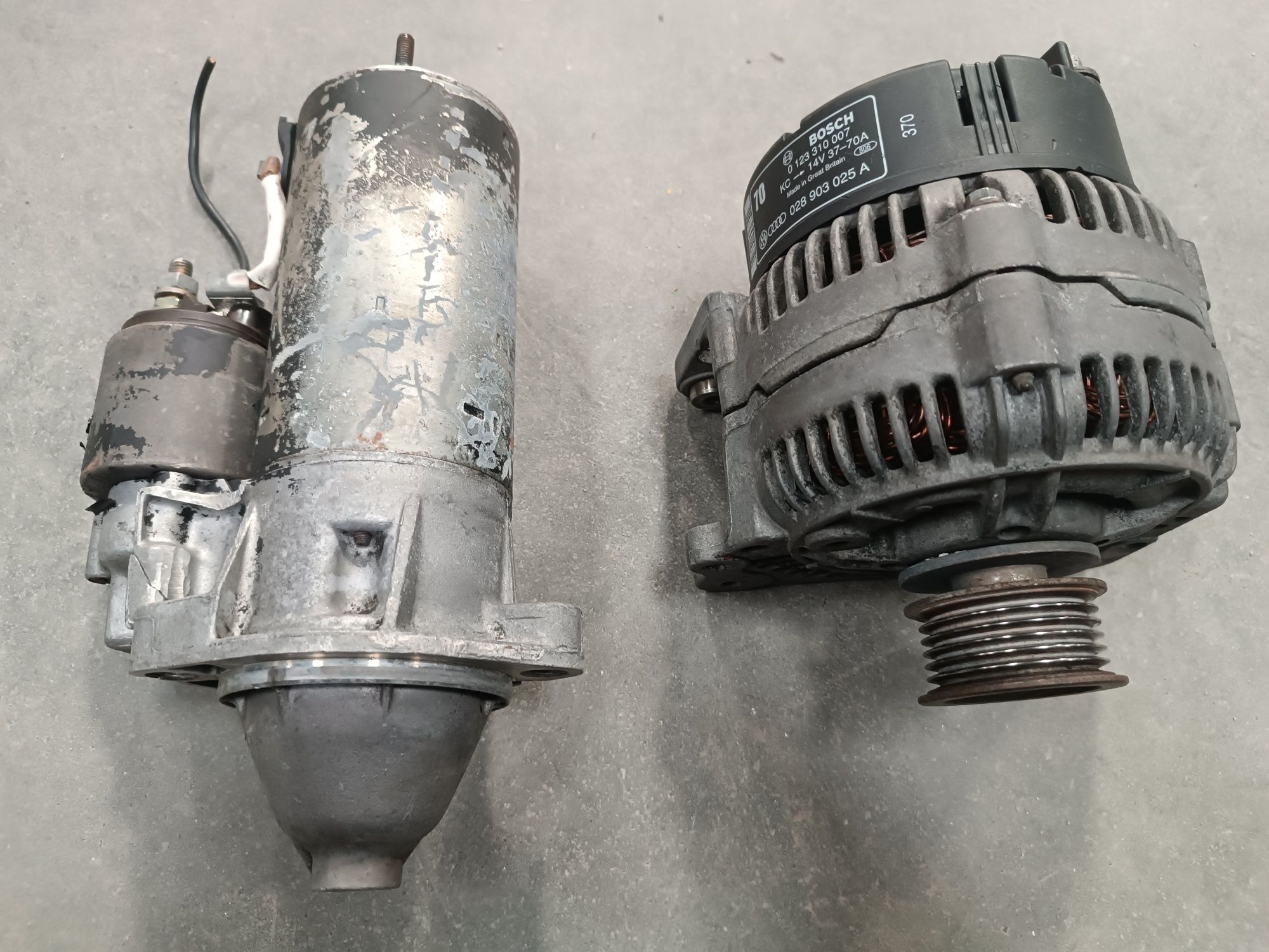 Alternador + motor de arranque - Audi 80 1.9 tdi ( 90cv )