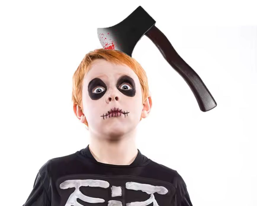 Opaska siekiera na Halloween