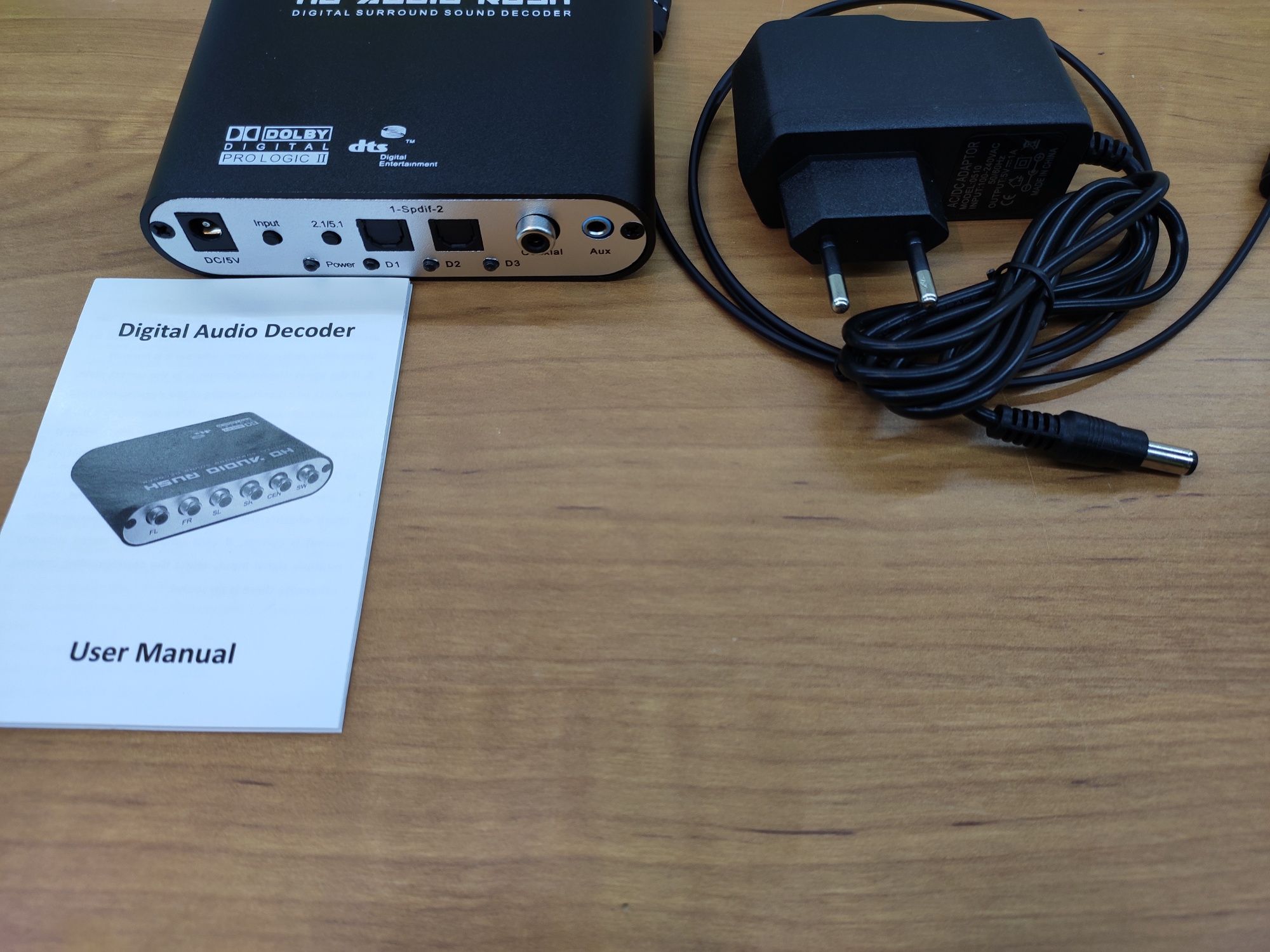 Конвертер с оптики Spdif на акустику 5.1