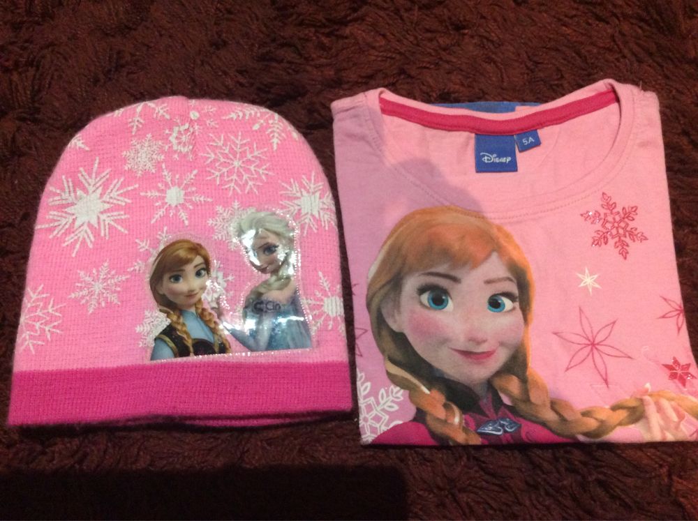 Camisolas Frozen, Sky e Rapunzel H&M