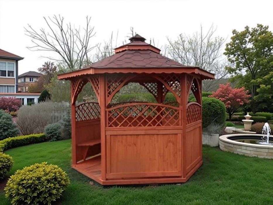 ALTANA 4 3,2m Półokrągłe Kratki Impregnowana +Gont Podłoga Producent