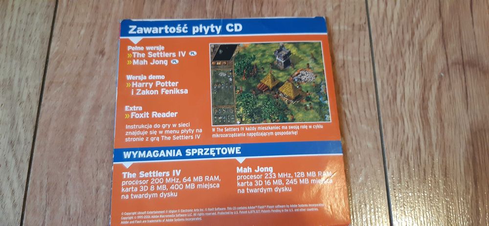 The Settlers IV 4 PL + Mah Jong * PC CD * strategiczna, retro pc