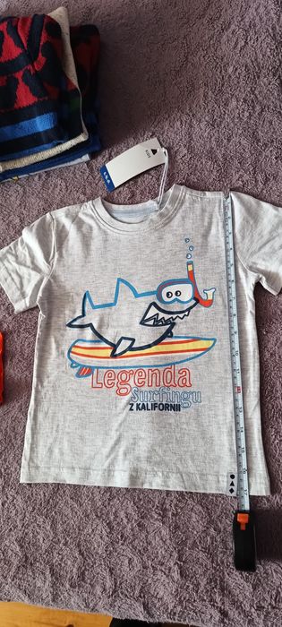 Nowa bluzka t-shirt zabawny napis marka 5 10 15